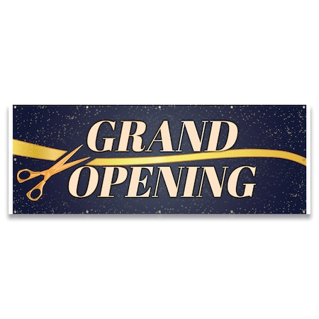 Grand Opening Banner Concession Stand Food Truck Single Sided